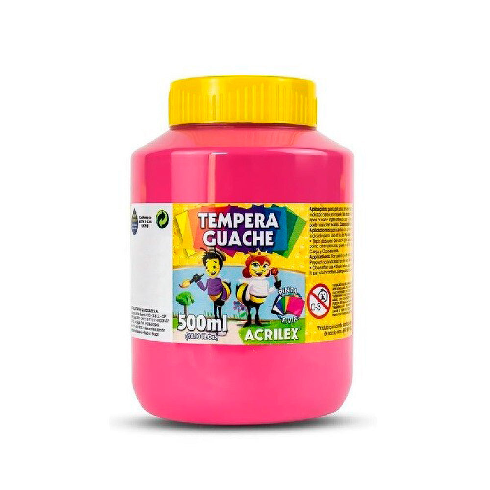 Témpera Rosa 500ml Acrilex