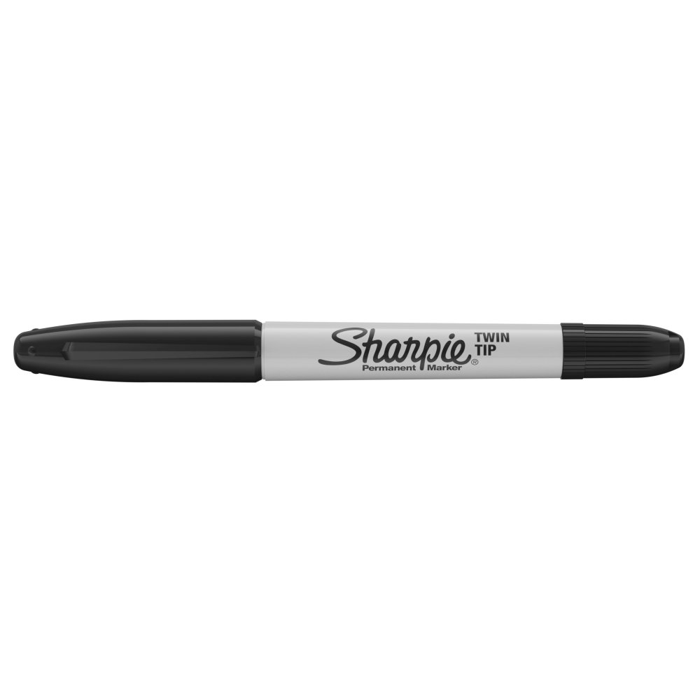 Marcador Permanente Sharpie Doble Punta Negro