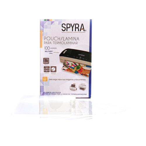Lámina Termolaminar Spyra oficio (pouches) 125mic. por lamina
