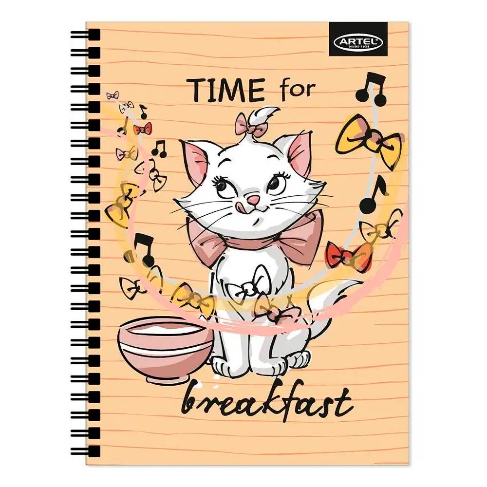 Cuaderno Universitario Artel 100 hojas 7mm Diseño Cats & Dogs 2024