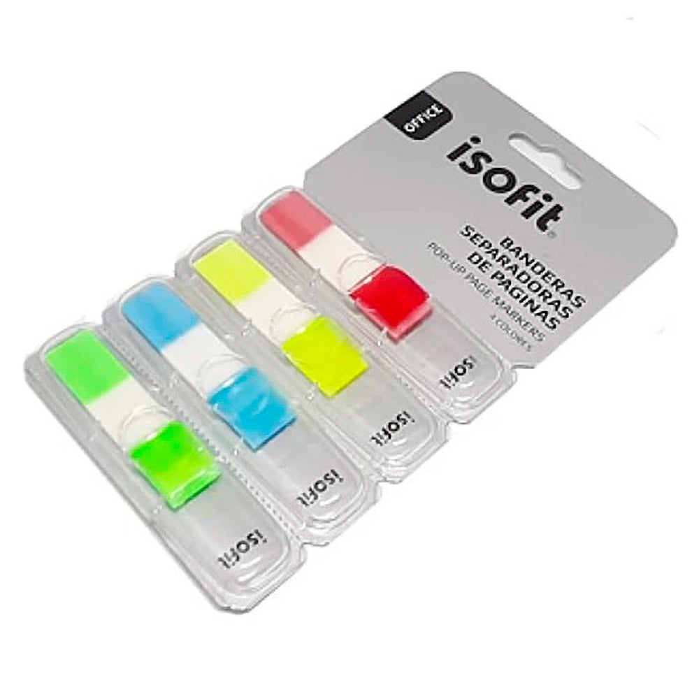 Blister Bandera Separadora de Paginas Isofit