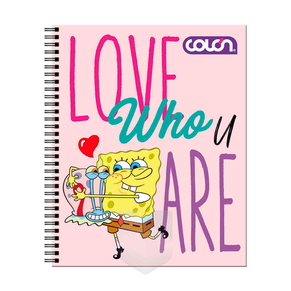 Cuaderno Universitario Bob Esponja 7 mm 100 Hojas