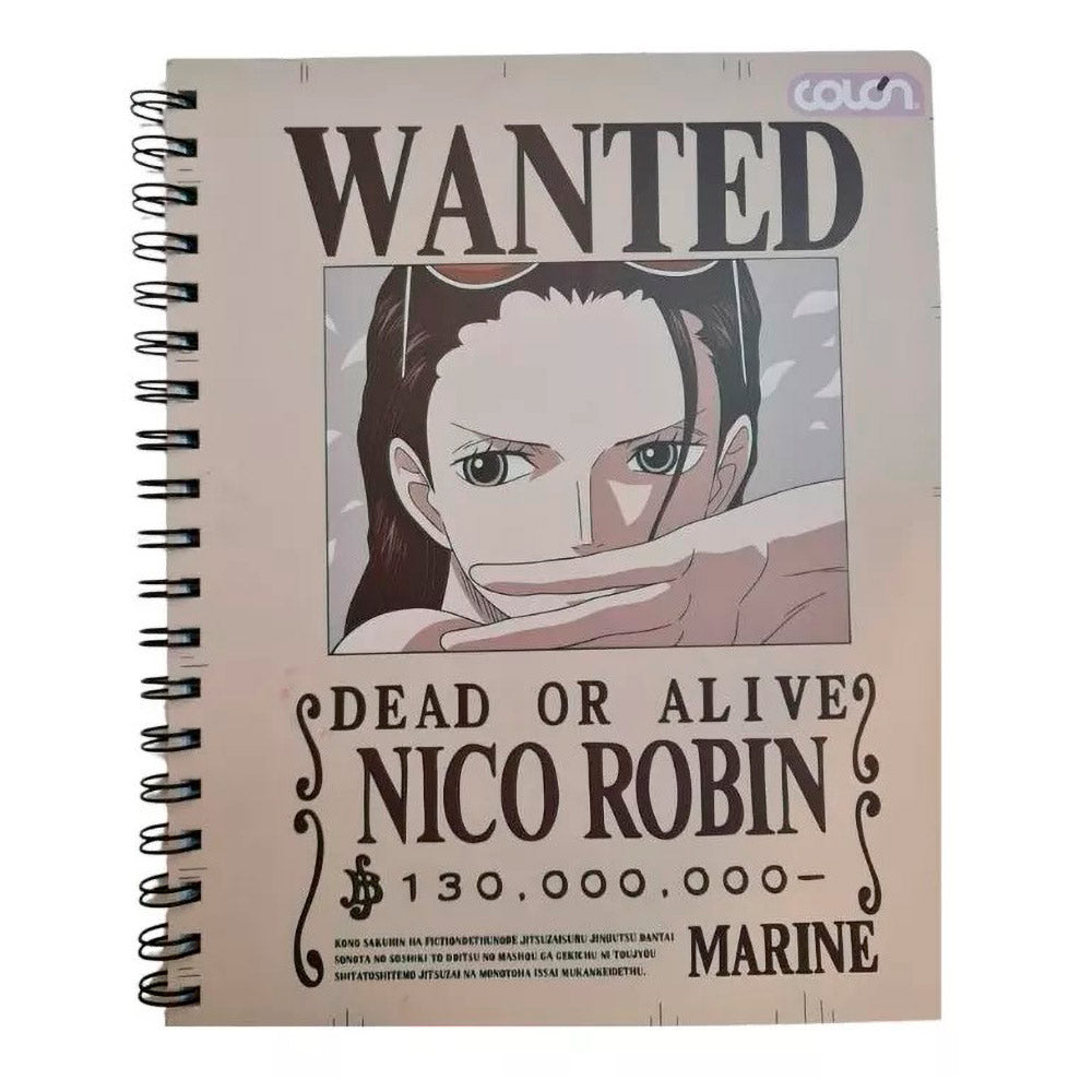 Cuadeerno Universitario One Piece 7mm 100 hojas Colon