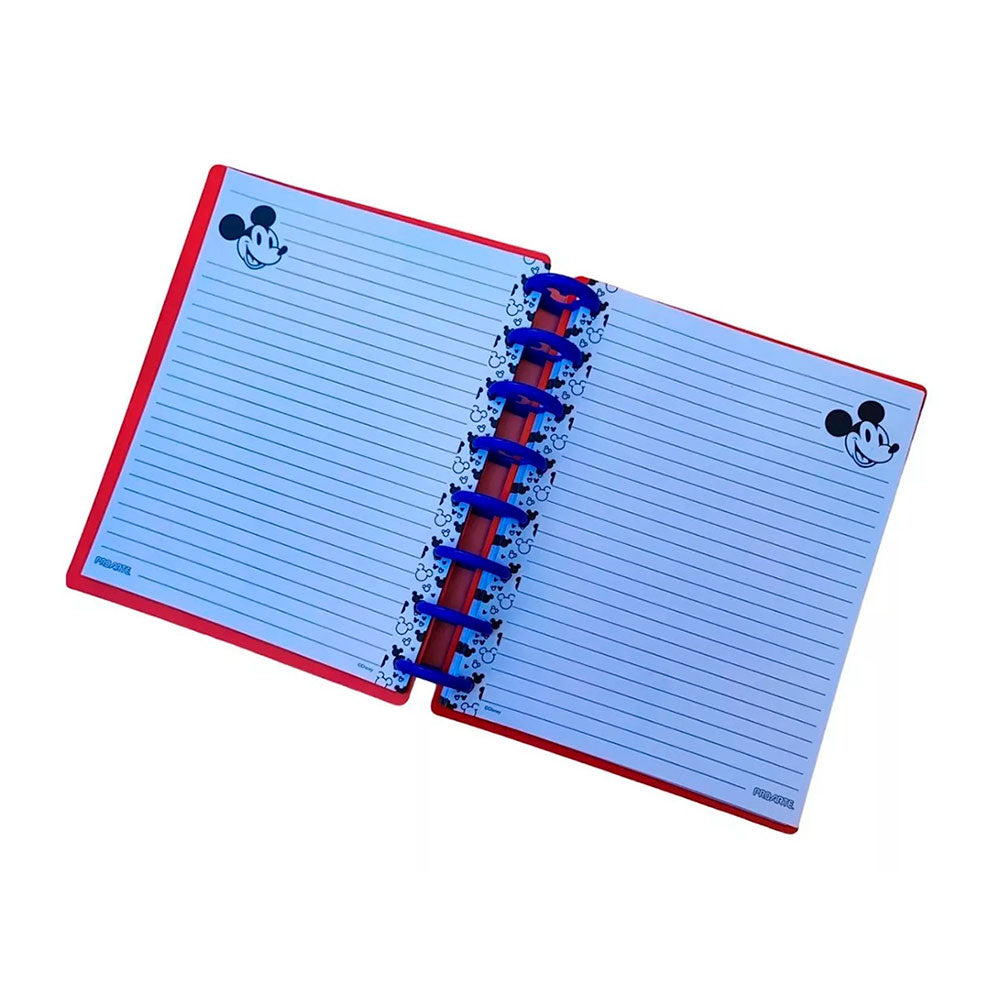 Cuaderno Ringbook Mickey Mouse 50 hojas.