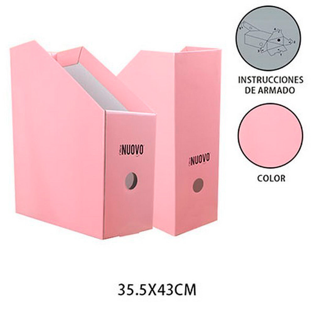 Caja Revistero Nuovo Pastel Sandia