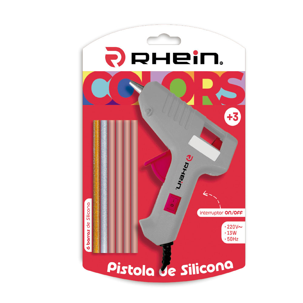 PISTOLA DE SILICONA ELÉCTRICA RHEIN 8 MM