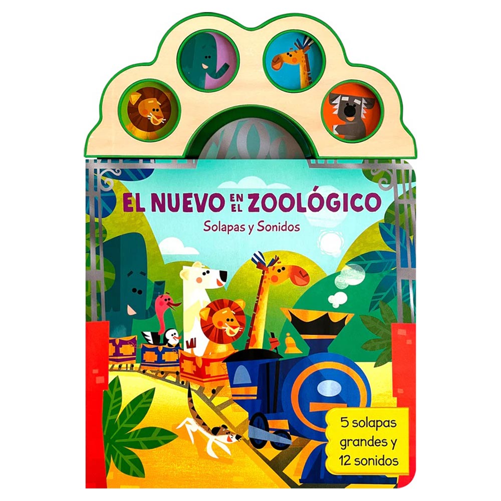 El nuevo en el zoológico. Solapas y sonidos