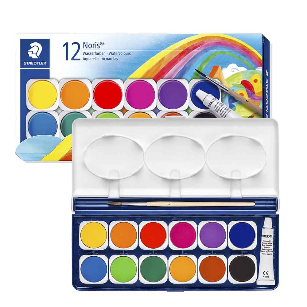 Acuarela 12 colores Staedtler 888 NC12