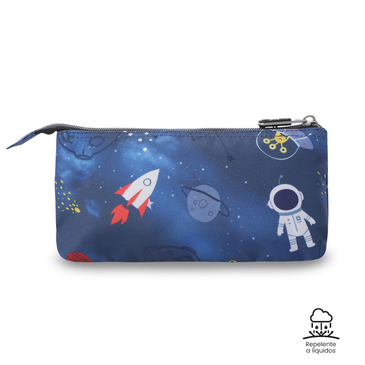 Estuche Multiuso Tablero Azul Mundo Espacial Pequeño