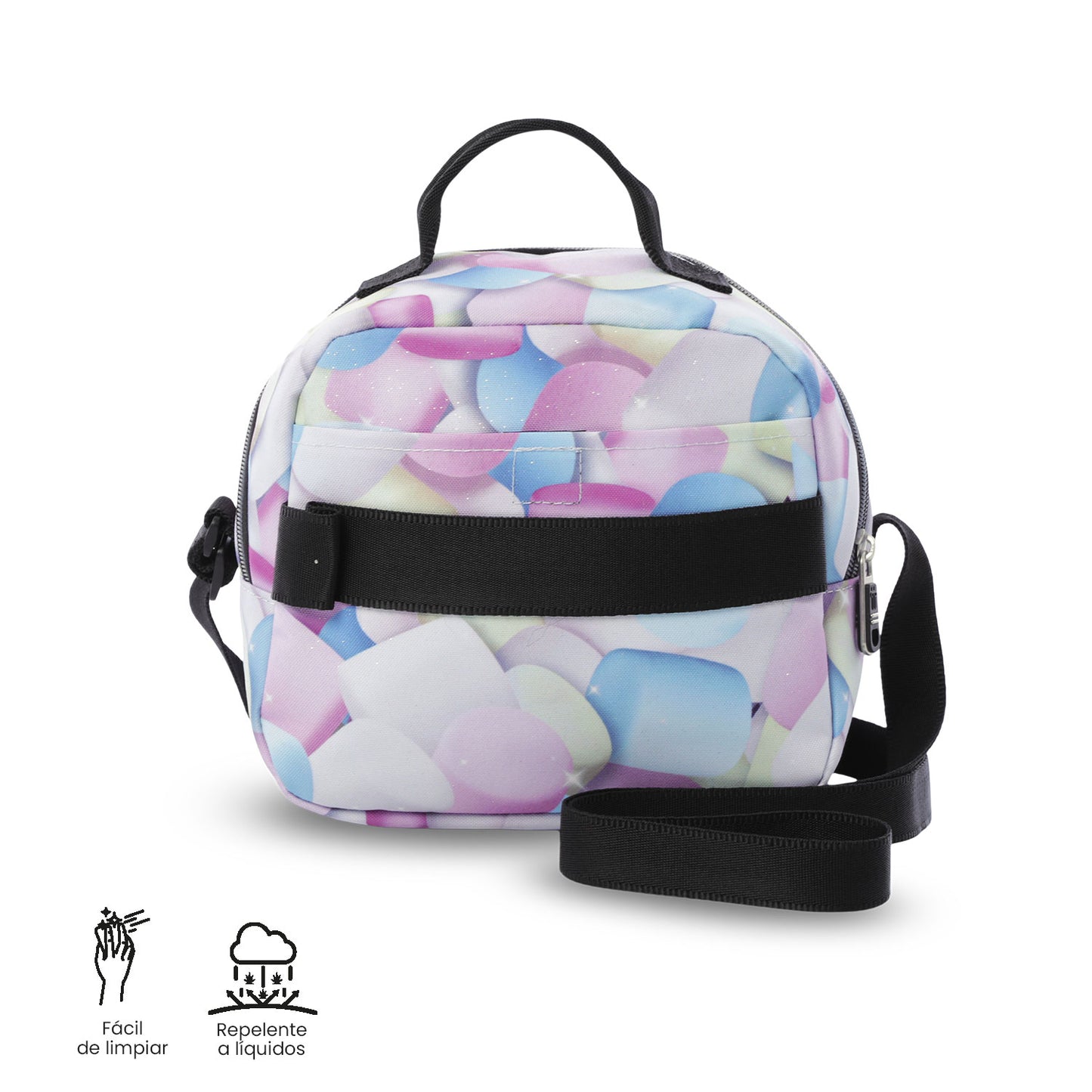 Lonchera Térmica Borrador Glitter Glitter Malvaviscos Mediana