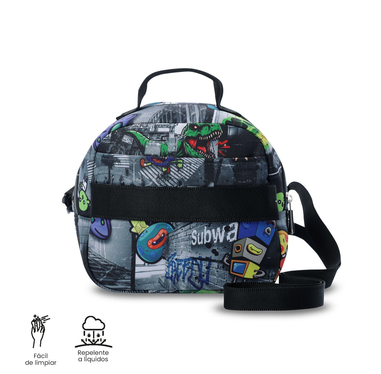 Lonchera Térmica Borrador Dinosaurios Mediana