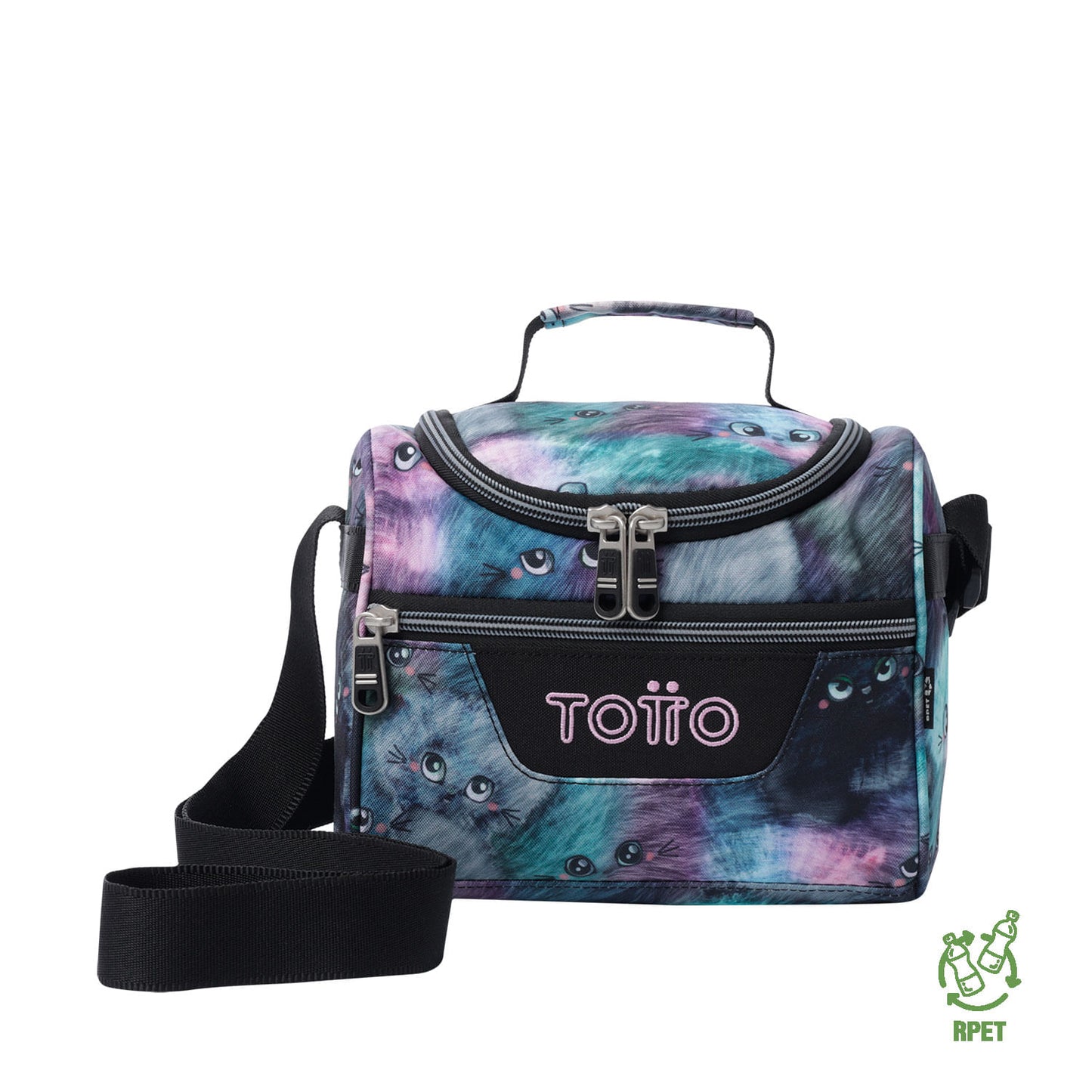 Lonchera Pizarra Kitten Morado