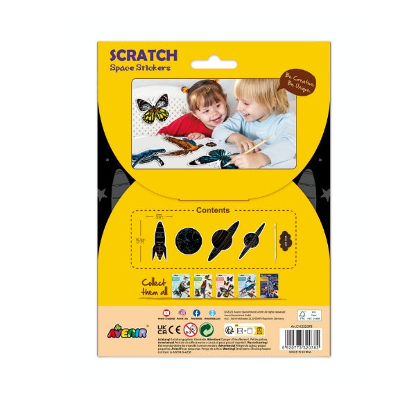 Stickers para Raspar Espacio