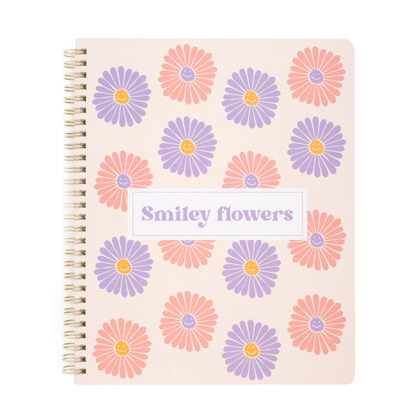 Cuaderno Smiley Flowers