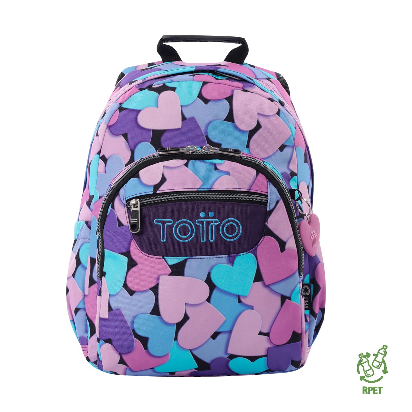 Mochila Escolar Gommas M Corazones