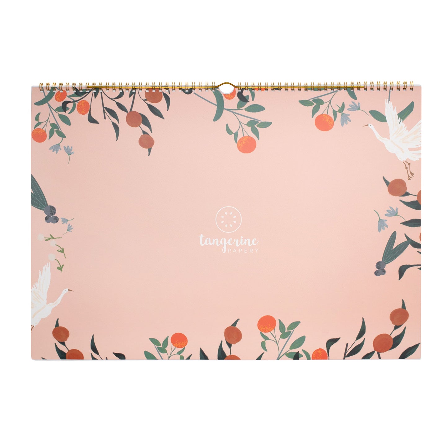 Planificador Mensual Birds Coral