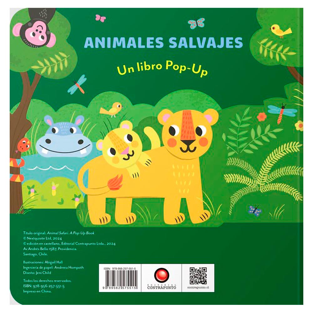 Animales salvajes. Un libro Pop-Up