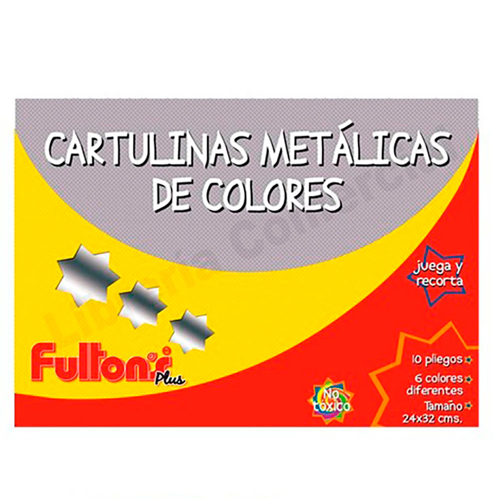 Carpeta cartulina metálica 10un. Fultons