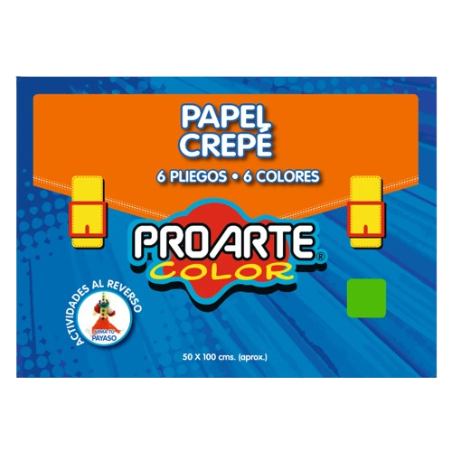 Estuche papel crepe 6 pliegos