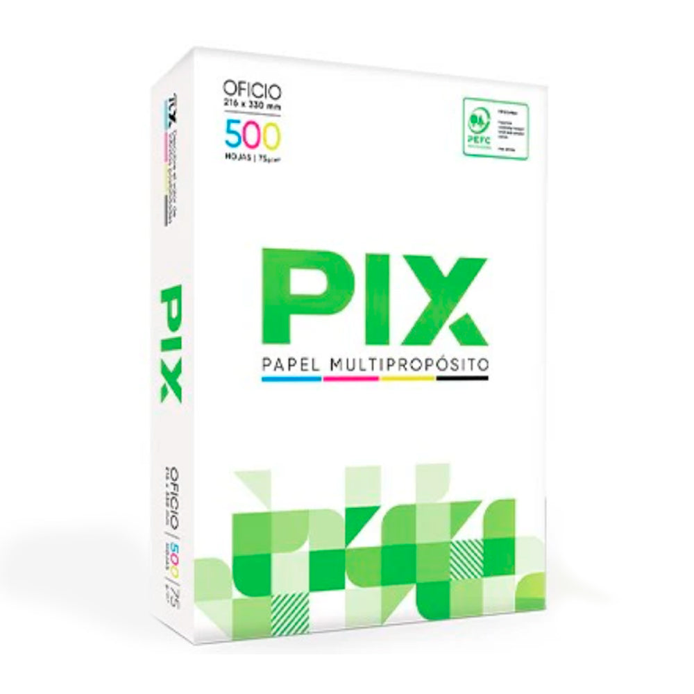 Papel Fotocopia PIX Oficio 75 g 500 Hojas