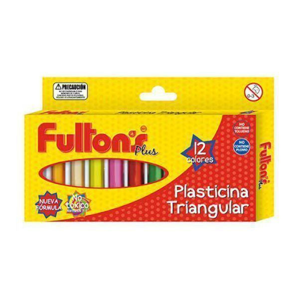 Plasticina 12 Colores Triangular