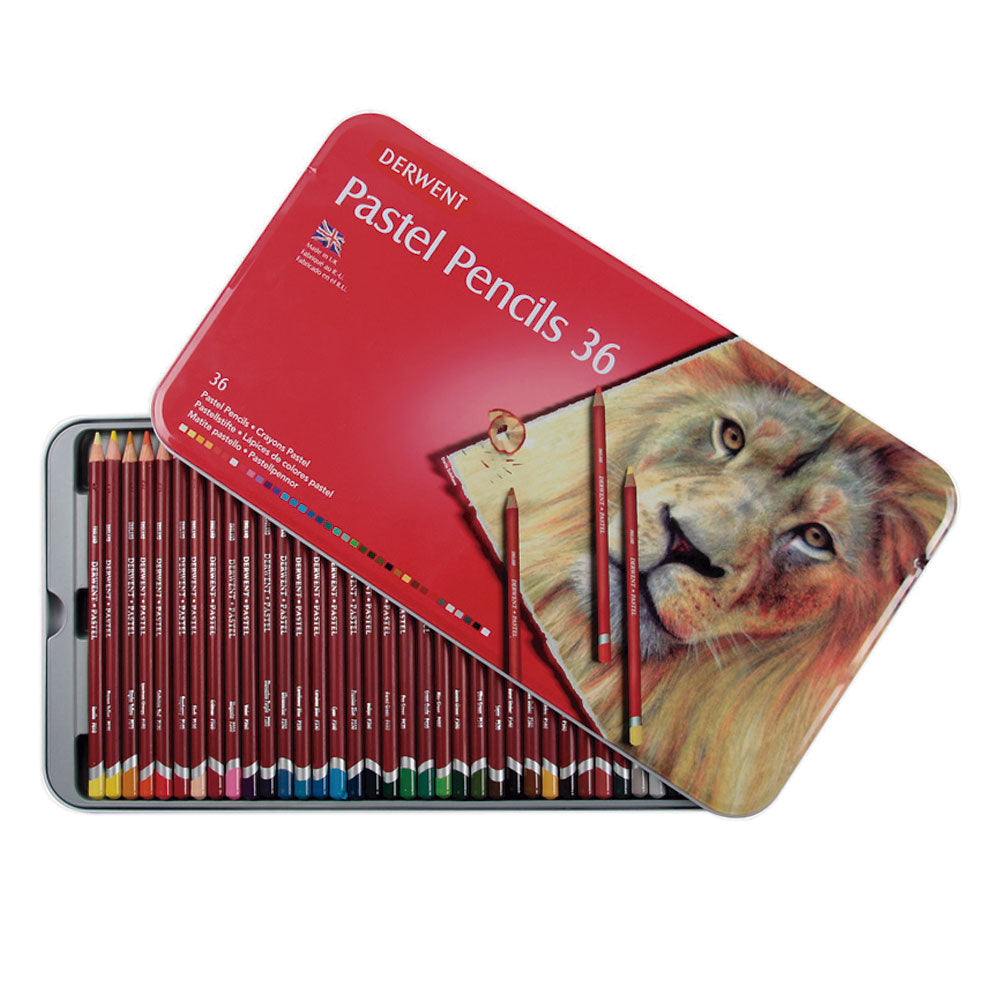 Set de 36 lápices Pastel caja metálica