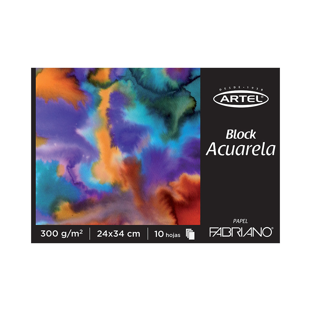BLOCK FABRIANO 24x34 ACUAR.300gr ArteL