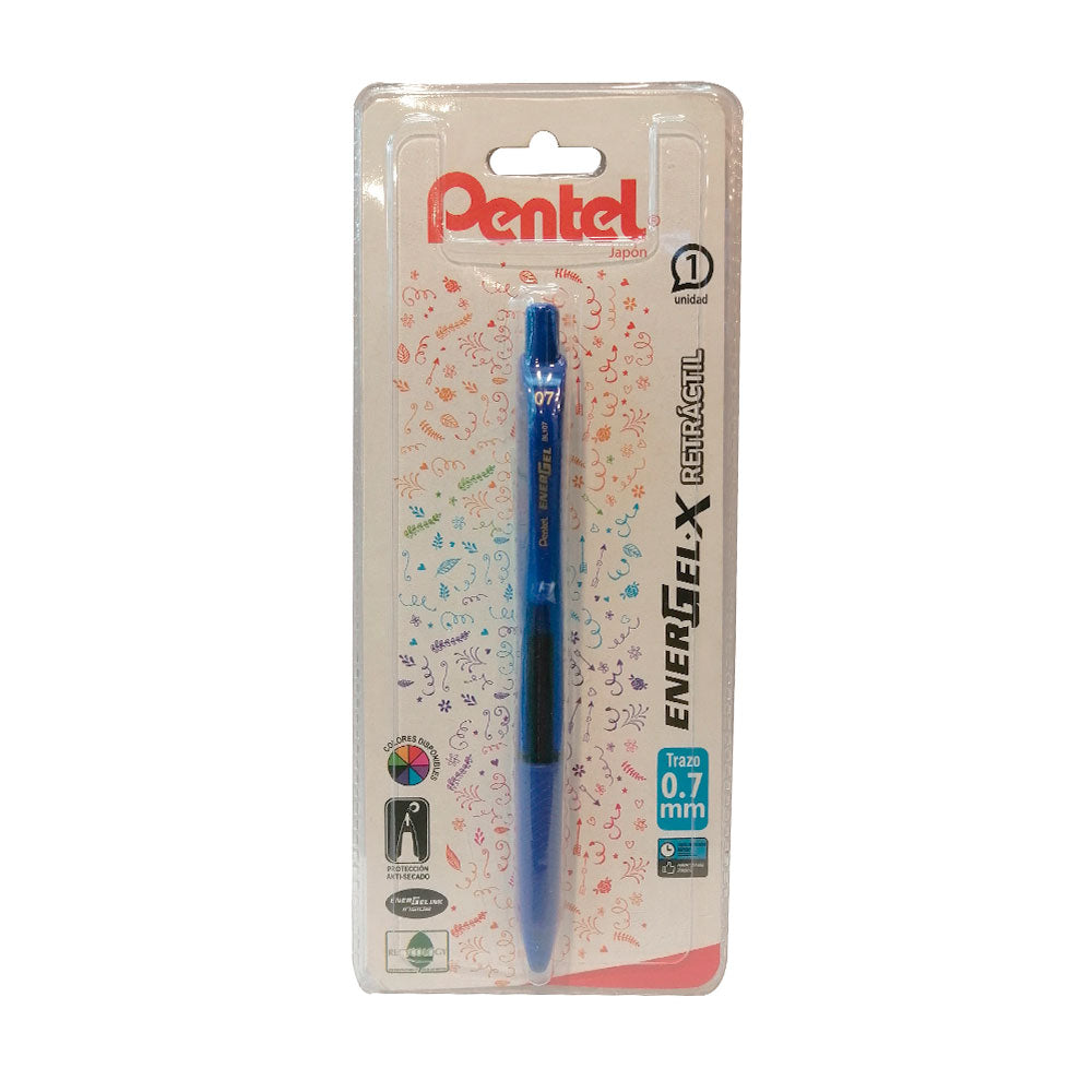 Bolígrafo Roller Retráctil Energel 0.7mm ( Azul o Negro)