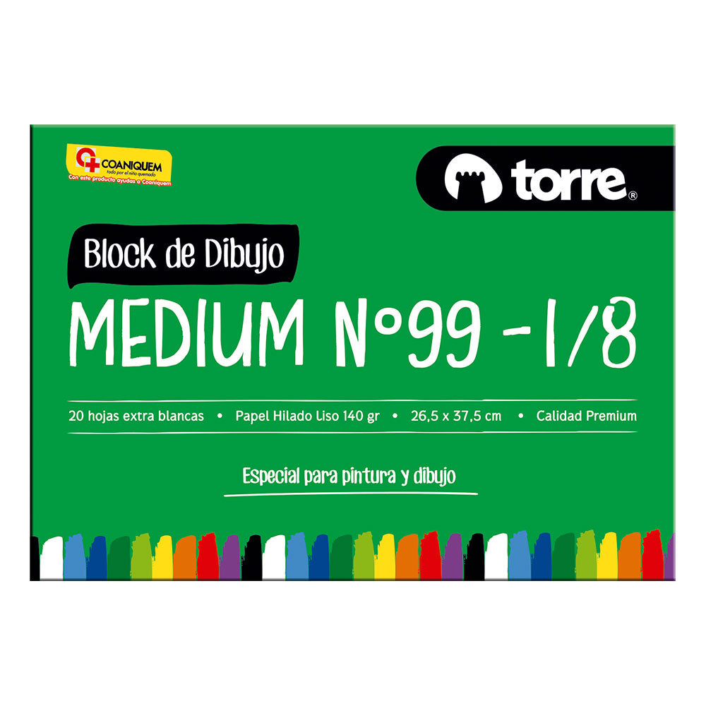 Block de dibujo m 99 1/8 torre