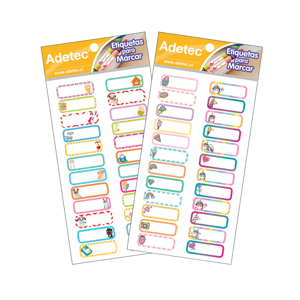 Etiqueta marca utiles