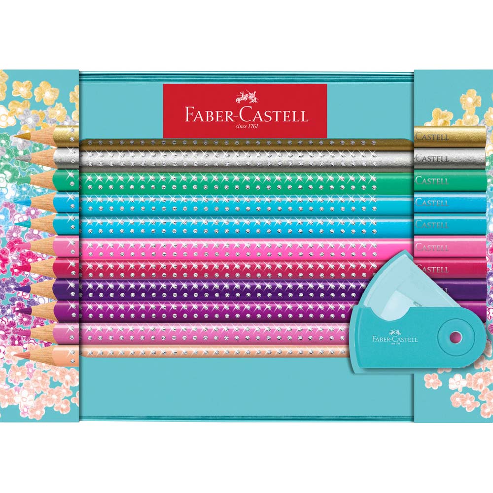 Caja de lápices Sparkle 20 colores + sacapunta