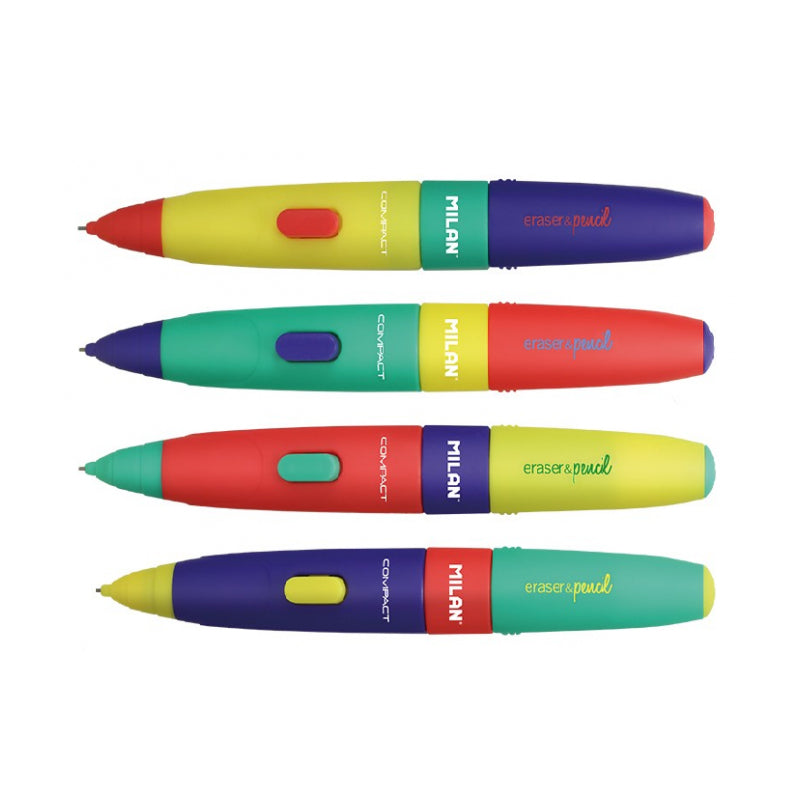 Portaminas 0,7 con goma compact mix milan #20932