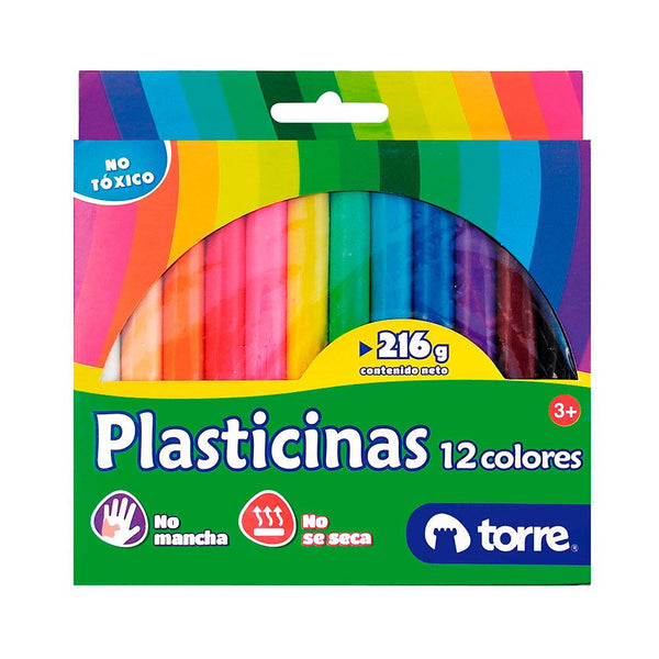 Caja Plasticinas 12 colores