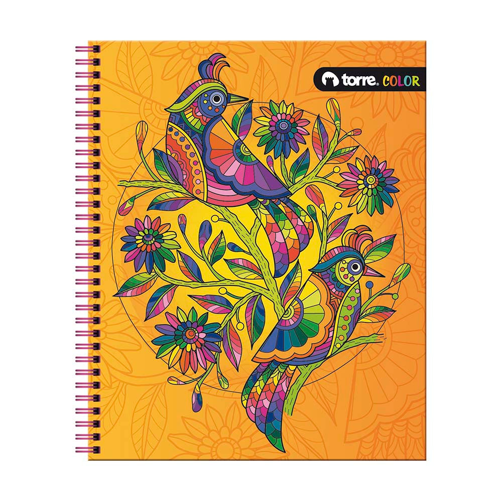 Cuaderno universitario color 7mm 100 hojas torre