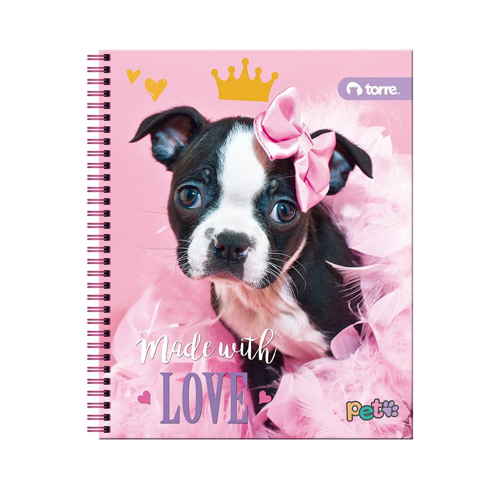 Cuaderno universitario clasico Pet 7mm 100h