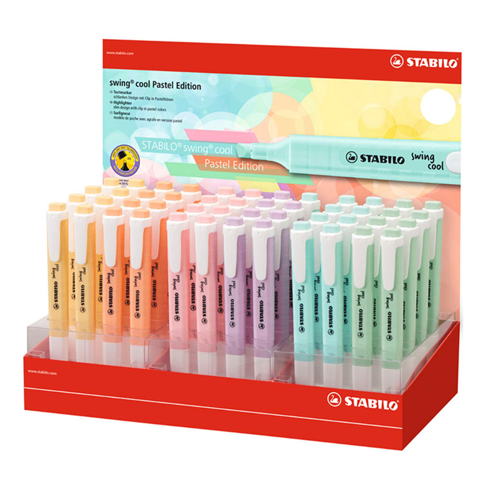 Destacador Stabilo Boss Swing Cool Pastel