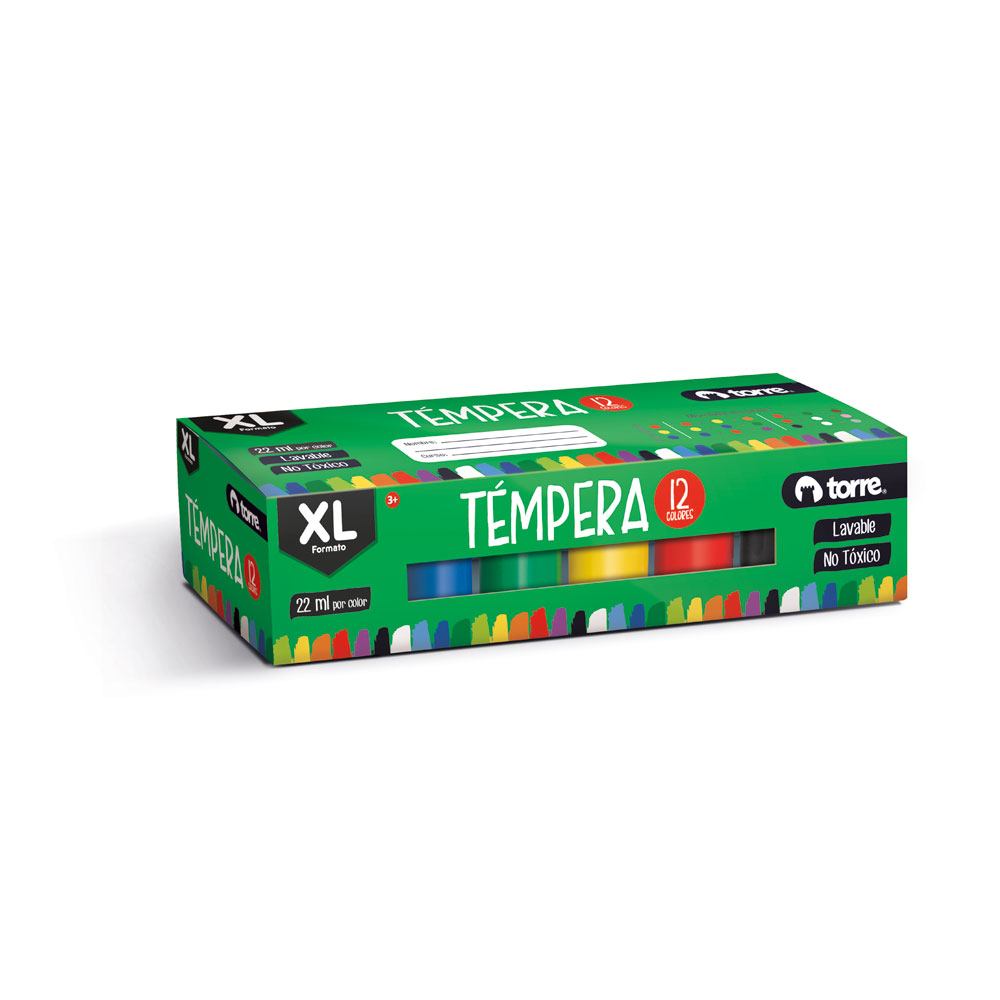 Témpera 12 colores