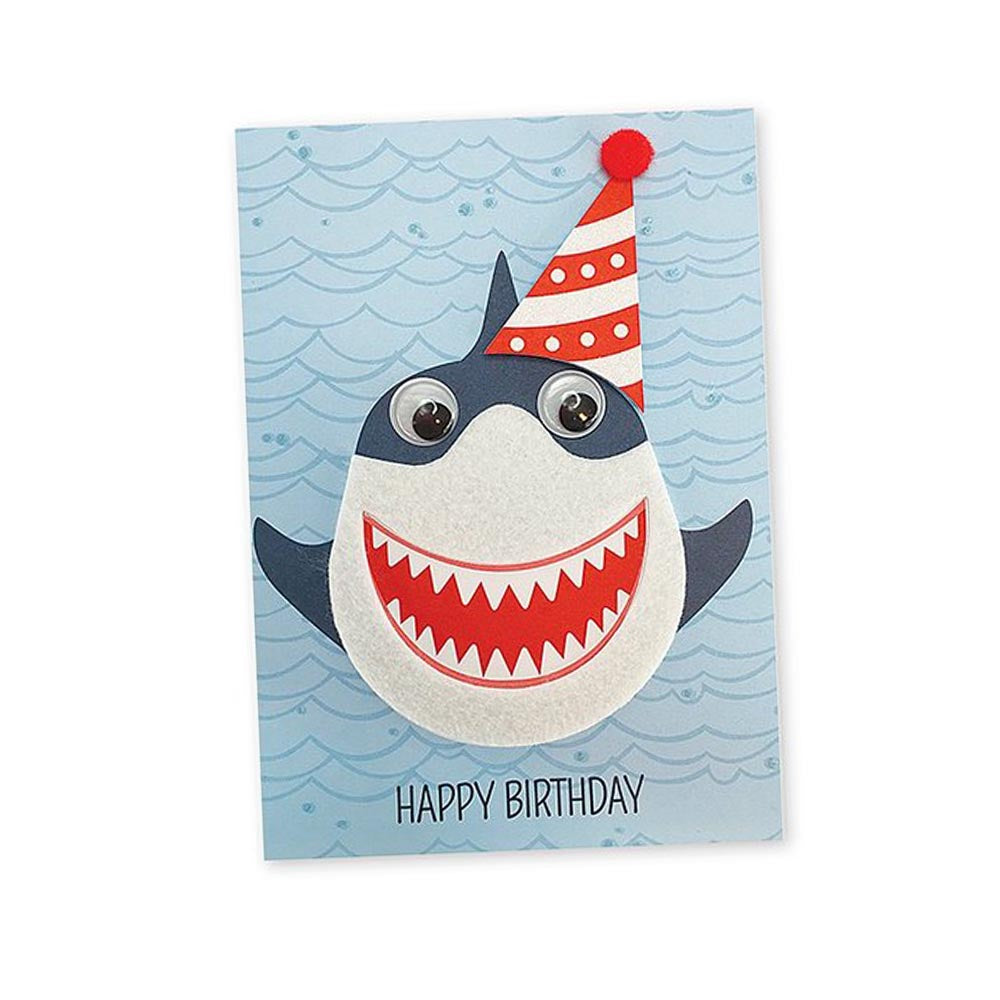 Tarjeta con Sobre (Cumpleaños) - Tiburon