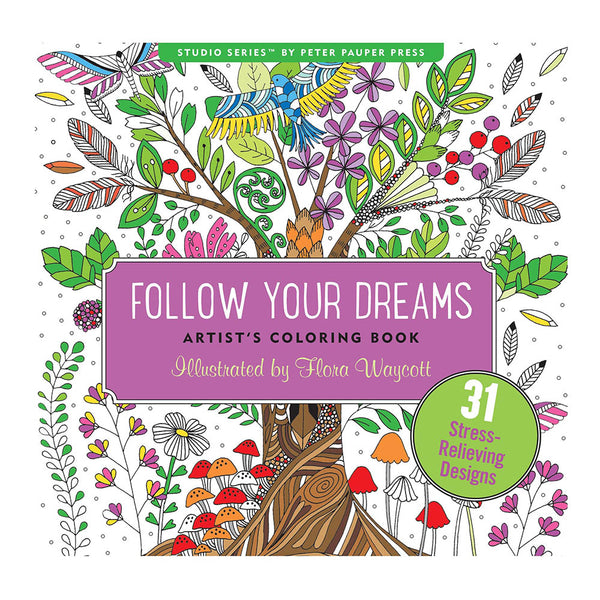 Libro para Colorear - Follow Your Dreams