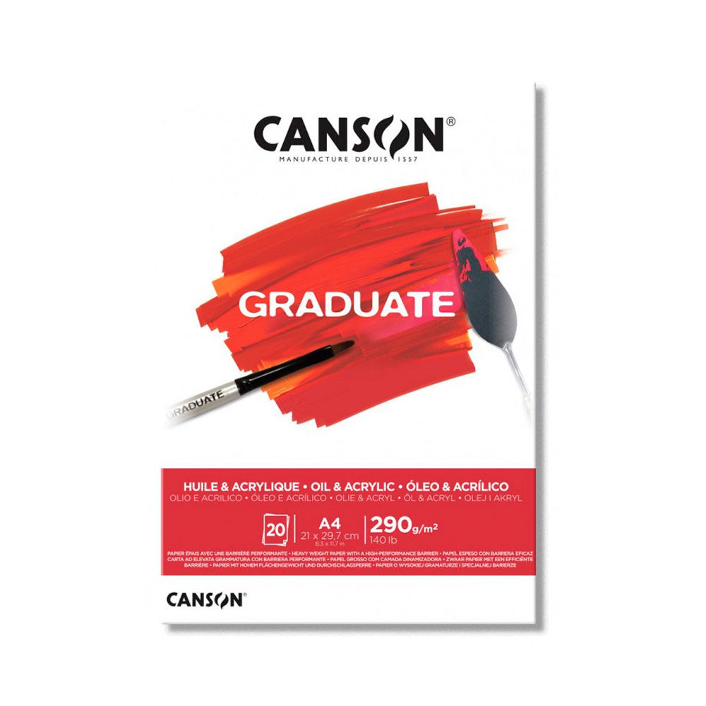Pad Acrílico Oleo A4 Graduate