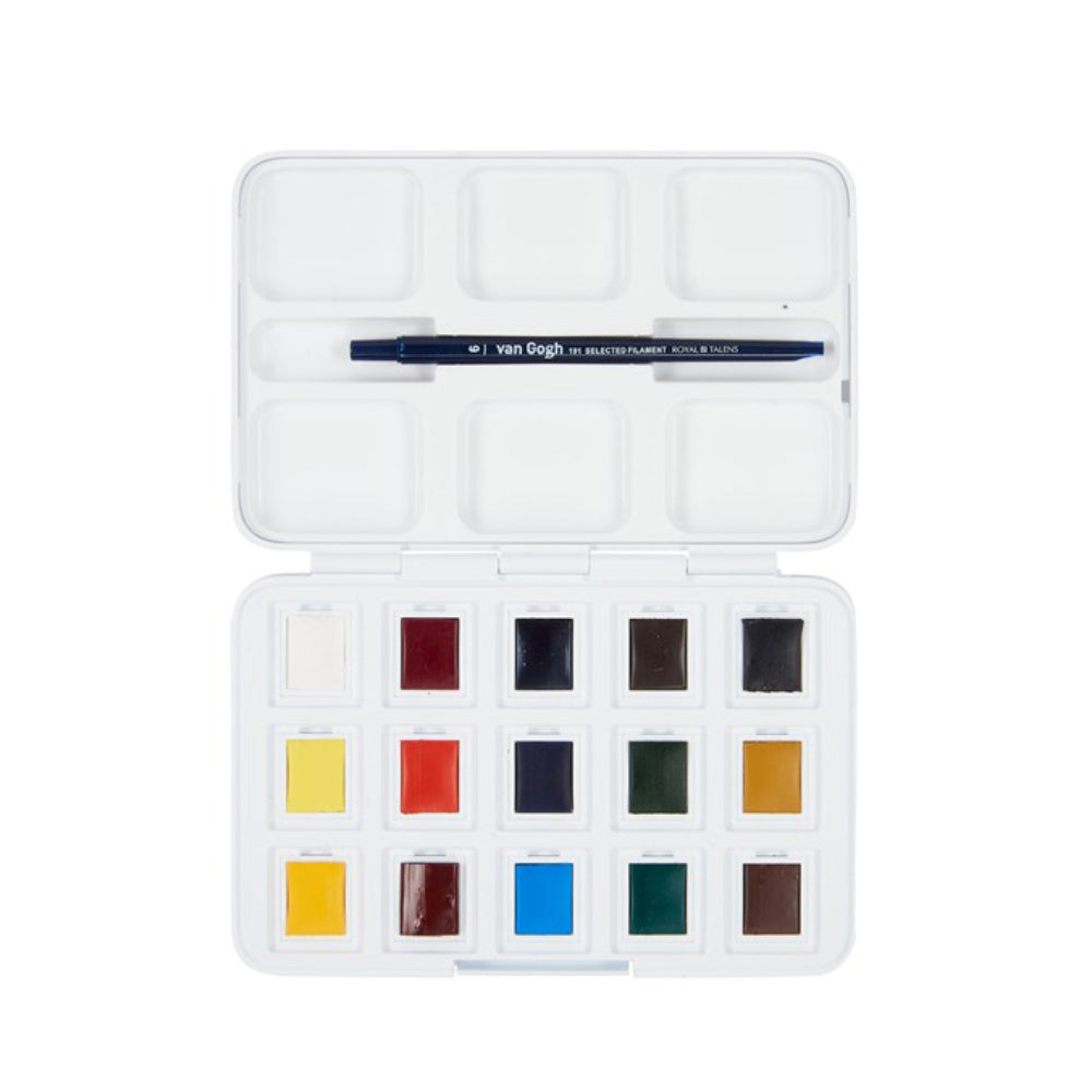 Acuarelas en Pastillas Van Gogh Set 12 Colores + 3 colores