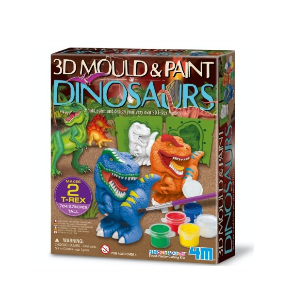 Moldea y Pinta Dinosaurio 3D