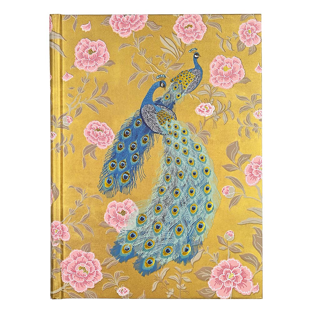 Libreta Grande Pavo Real Victoriano
