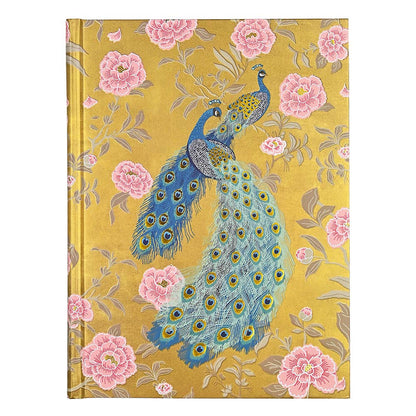 Libreta Grande Pavo Real Victoriano