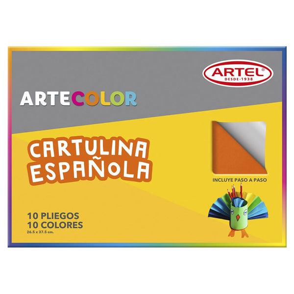 Estuche arte color cartulina española Artel