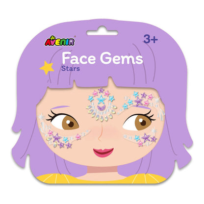 Set de Gemas Faciales - Estrellas