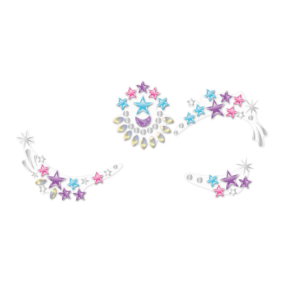 Set de Gemas Faciales - Estrellas
