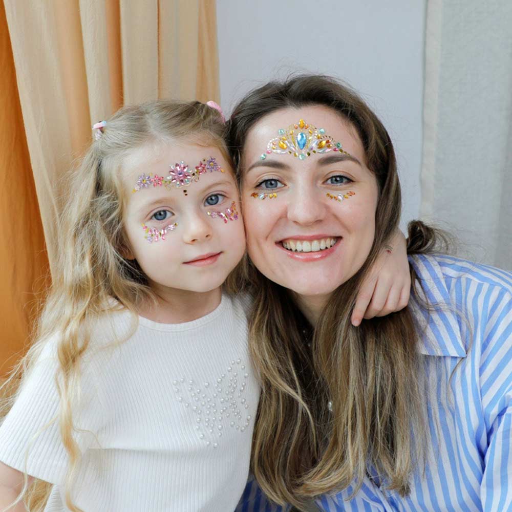 Set de Gemas Faciales - Estrellas