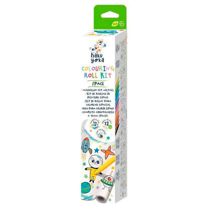 Kit Rollo de Papel y Crayones para Colorear · Espacio