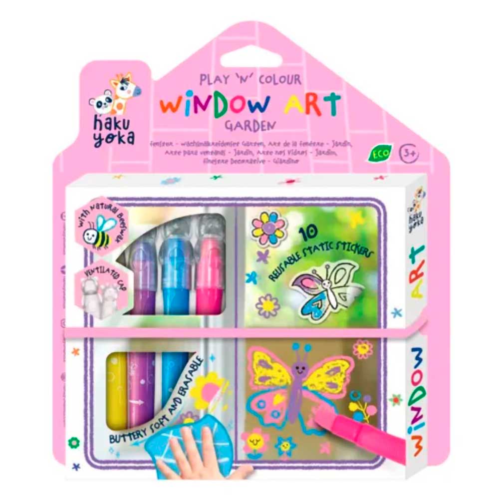 Kit para Colorear en la Ventana - Jardín